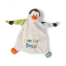 Nici Cuddle Comforter Penguin I am the Boss