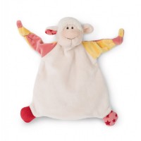 NICI Мека играчка - кърпичка за гушкане Овчица 25х25см.