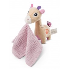 Nici Cuddly Toy 3D with Muslin Cloth Giraffe Sasuma