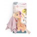 NICI Мека 3D играчка Жирафчето Сасума с муселинова кърпичка 13 см