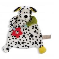 NICI Мека играчка - кърпичка за гушкане Далматинец с чесалка