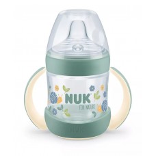 Nuk for Nature Temperature Control Learner Bottle 150ml Green