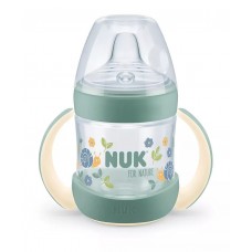 Nuk for Nature Temperature Control Learner Bottle 150ml Green Nuk for Nature Temperature Control Learner Bottle 150ml Green