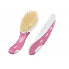 Nuk Baby Brush and Comb Set Pink