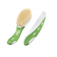 Nuk Baby Brush and Comb Set Green