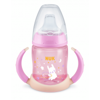 Nuk First Choice Learner Bottle Glow in the Dark 150ml Pink