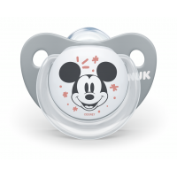 Nuk Силиконова залъгалка 6-18 месеца Mickey с кутийка за съхранение