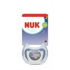 NUK First Choice Silicone baby soother Night 18-36 m, Koala NUK First Choice Silicone baby soother Night 18-36 m, Koala