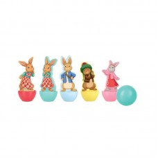 Orange Tree Toys Детски дървен мини боулинг Peter Rabbit