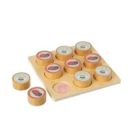 Orange Tree Toys Spring Garden Tic Tac Toe