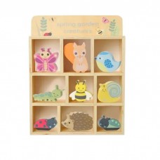 Дървен комплект дървени животни Spring Garden