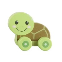 Orange Tree Toys Дървена играчка за бутане Костенурка