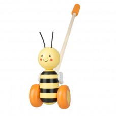 Orange Tree Toys Push Along Honey Bee