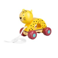 Orange Tree Toys Играчка за дърпане Леопард