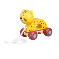 Orange Tree Toys Pull Along Leopard