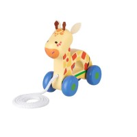 Orange Tree Toys Играчка за дърпане Жираф