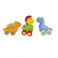 Orange Tree Toys Комплект Динозаври на колела, 3 части
