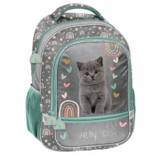 PASO School Backpack Lovely cat