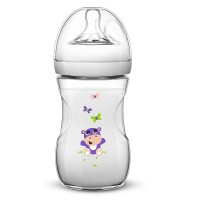 Philips Avent Natural Feeding Bottle 260 ml Hippo Limited edition