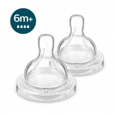 Philips Avent Anti-colic Baby Bottle Nipple 6m+, Flow 4