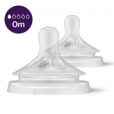 Philips Avent Natural Response Nipple 0m, Flow 1