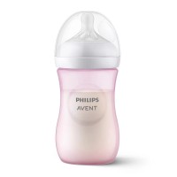 Philips Avent Шише за хранене Natural Response 260 мл. Розово