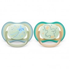 Philips Avent Ultra Air Night pacifier 0-6m Star