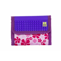 Pixie Crew Creative pixel Wallet Purple Flowers