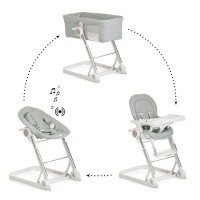 iCoo-Hauck Grow With Me 1-2-3 high chair, Silver