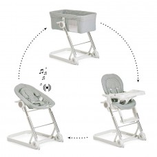 iCoo-Hauck Стол - кошара 3 в 1 Grow with Me, Silver