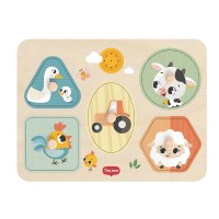 Tiny Love Музикален дървен пъзел Farmers Funday