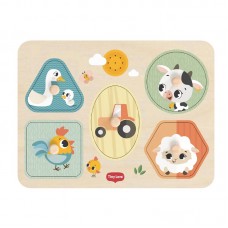 Tiny Love Музикален дървен пъзел Farmers Funday