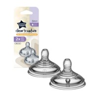 Tommee Tippee Биберони за хранене Closer to Nature Slow 1 капка 0м+