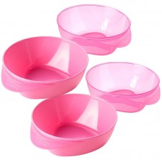 Tommee Tippee 4 Weaning Bowls Pink