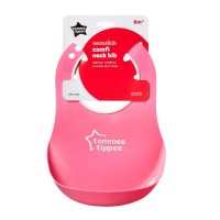 Tommee Tippee Comfi Neck Bib 6m+ Pink Tommee Tippee Comfi Neck Bib 6m+ Pink