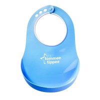 Tommee Tippee Мек лигавник с джоб Comfi Neck Bib Син