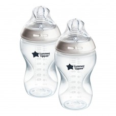 Tommee Tippee Самостерилизиращо шише Natural Start 340 ml, 2 броя