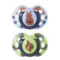 Tommee Tippee Baby pacifier Fun Friends 18-36m 2 pcs. Blue Rabbit