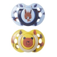 Tommee Tippee Baby pacifier Fun Friends 6-18m 2 pcs. Yellow Bear Tommee Tippee Baby pacifier Fun Friends 6-18m 2 pcs. Yellow Bear