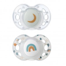 Tommee Tippee Baby soothers Night Time 18-36m 2 pcs. Rainbow Tommee Tippee Baby soothers Night Time 18-36m 2 pcs. Rainbow