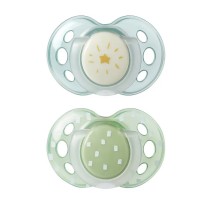 Tommee Tippee Baby soothers Night Time 18-36m 2 pcs. Blue star