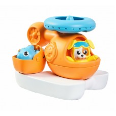 Tomy Toomies Играчка за баня Пръскащият спасителен хеликоптер