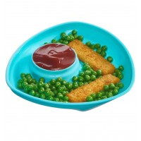 Vital Baby Чиния с вакуумно захващане Зелена