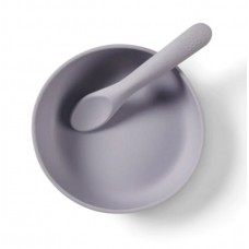 Vital Baby NOURISH silicone suction bowl set Dusky Mauve