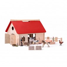 Woody Wooden Farm with animals and accessories