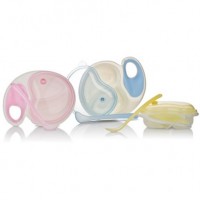 Nuby Easy Grip™ Bowl with Long Handle Spoon 