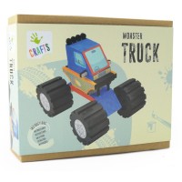 Andreu Toys Направи сам Дървен джип Monster Truck
