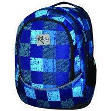 Kaos School backpack 2 in 1 In blue