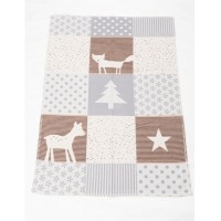 David Fussenegger Lena Cot Blanket, Organic Cotton 
