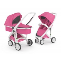 Бебешка количка Greentom Classic 2 в 1, Pink